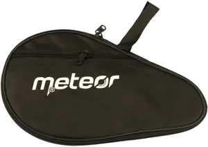 Table Tennis Paddle and Balls Case Meteor PRO 16004 — black protective cover for racket and balls