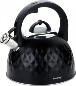 Klausberg kettle with whistle KB-7550, 3 L capacity, stainless steel
