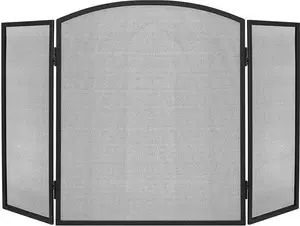 Fireplace Screen Iso Trade PK013 metal frame black — Iso Trade PK013