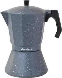 Moka pot Klausberg KB-7298 for 12 cups — stovetop espresso maker, multi-chamber aluminium