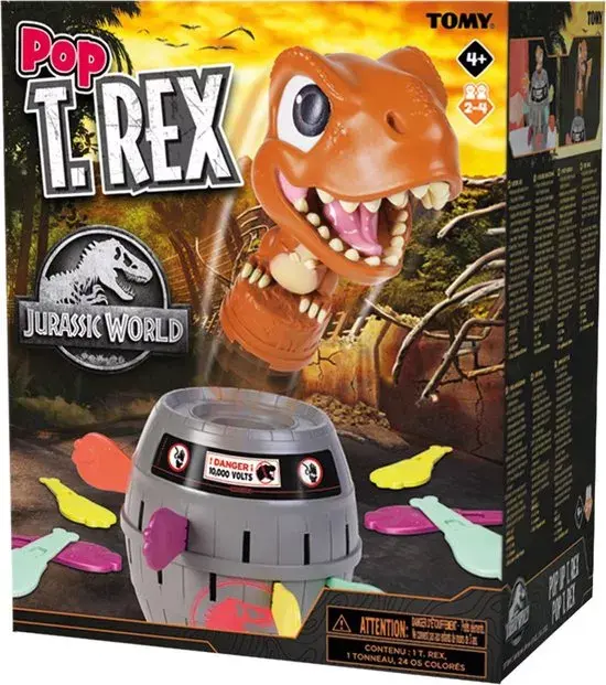 Игрушка для развития моторики Tomy Pop Up T-Rex Photo 3