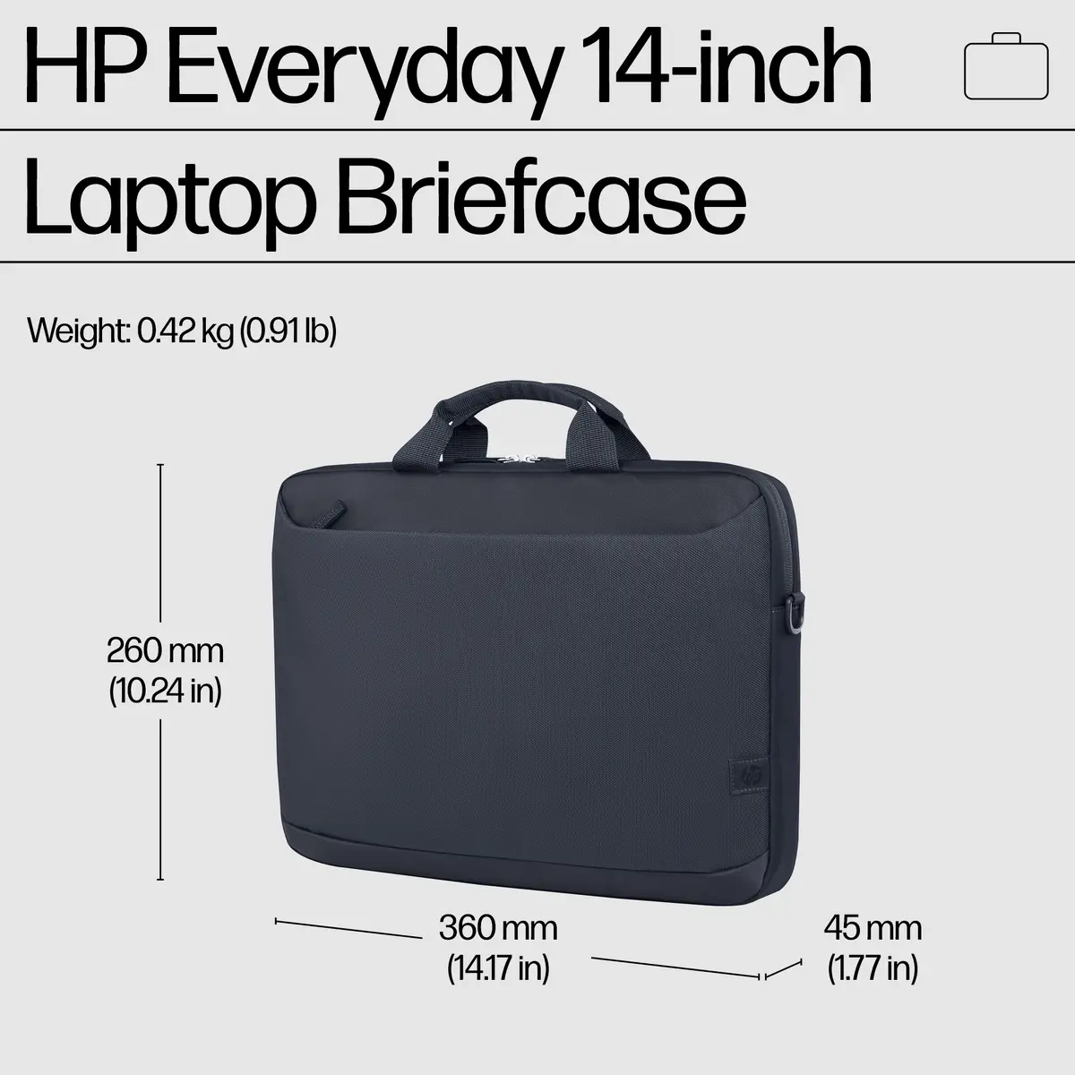 Сумка для ноутбука HP Everyday 14-inch Laptop Briefcase Photo 3