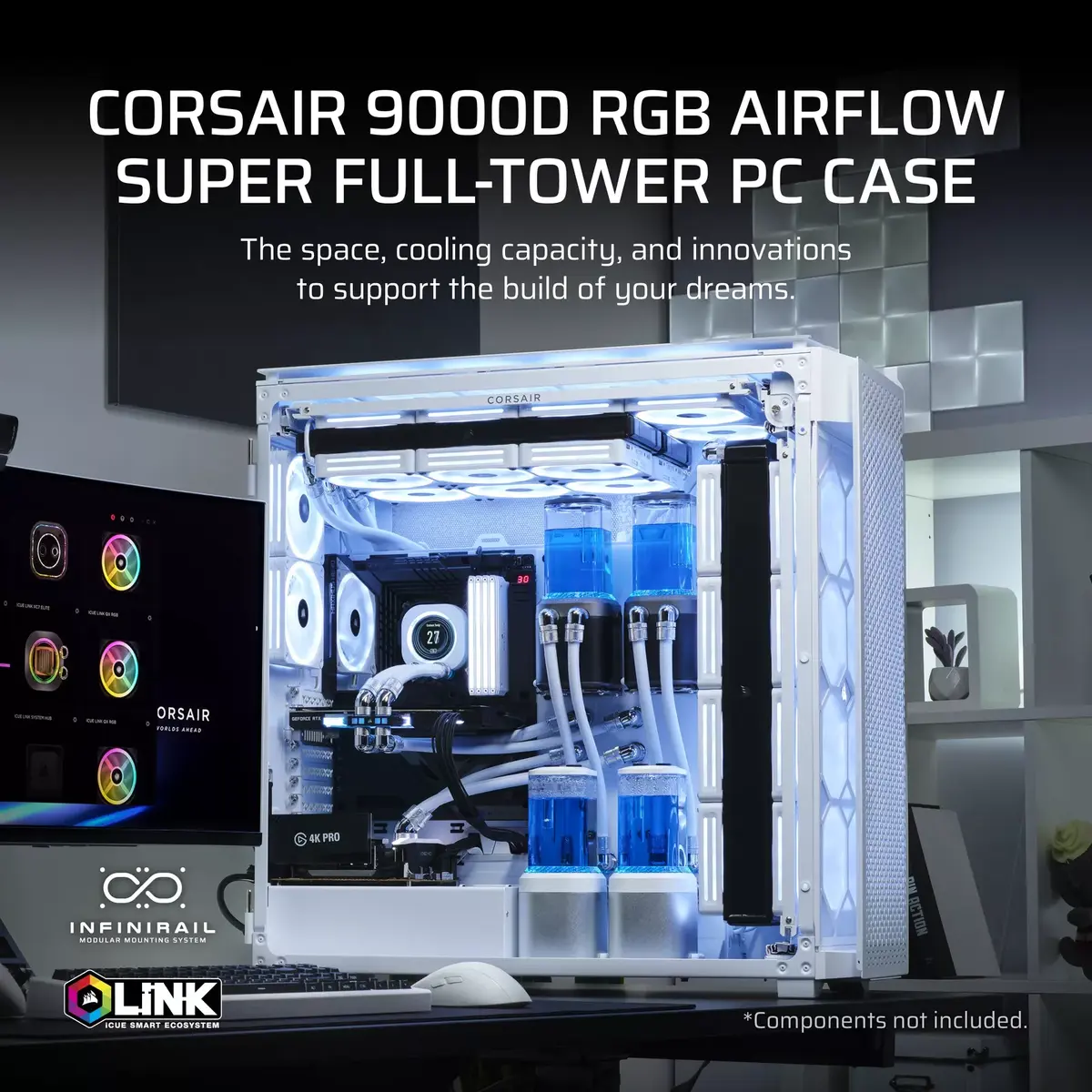 Корпус CORSAIR 9000D RGB AIRFLOW Full Tower Photo 2