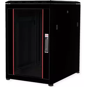 Freestanding rack ROLINE 19-inch Network Cabinet Pro 16U 600x800 WxD black
