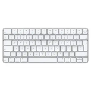 Apple Magic Keyboard with Touch ID Mini QWERTY Wired and Wireless USB and Bluetooth International English Silver and White