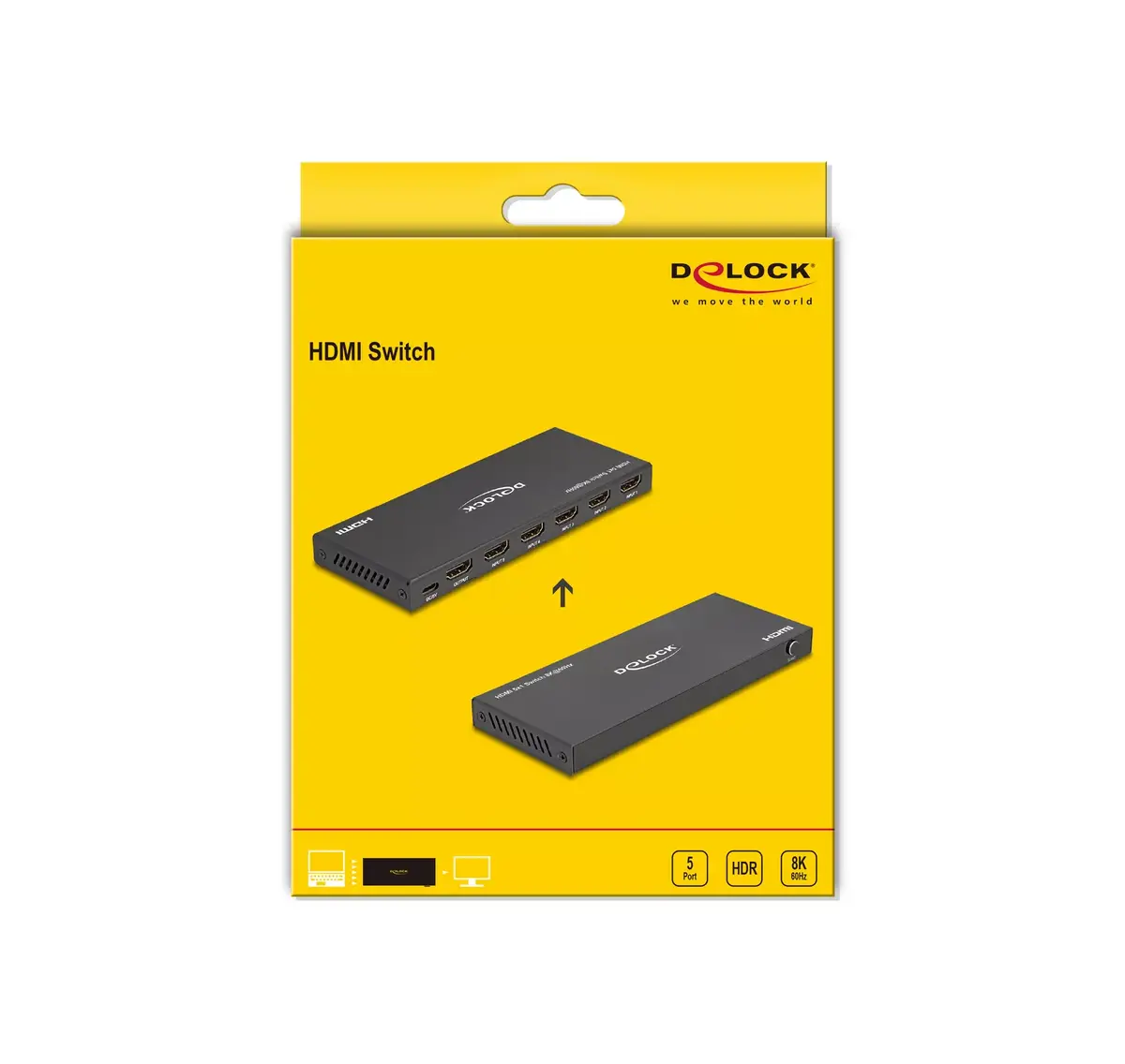 DeLOCK HDMI Switch 4 x HDMI in to 1 x HDMI out Photo 4