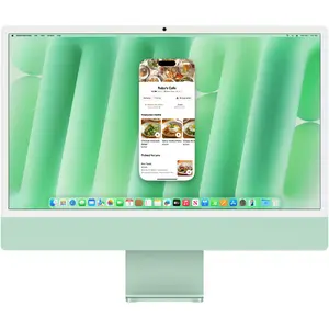 iMac + iPhone. Spogulis uz ekrāna.