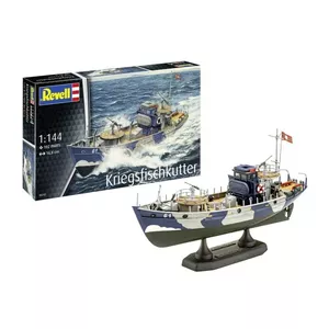 Пластиковая модель корабля REVELL Kriegsschiffkutter масштаб 1:144 — набор для сборки