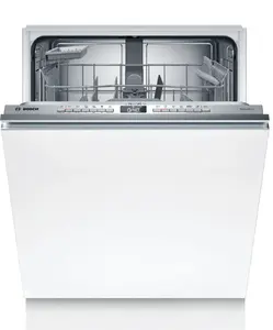 Pilnībā iebūvējama trauku mazgājamā mašīna Bosch Serie 4 SMV4EAX28E ar 13 trauku komplektiem, 6 programmām, Home Connect atbalstu un A energoefektivitātes klasi