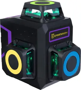 Laser level Ermenrich LV50 PRO purple self-leveling, range 50 m