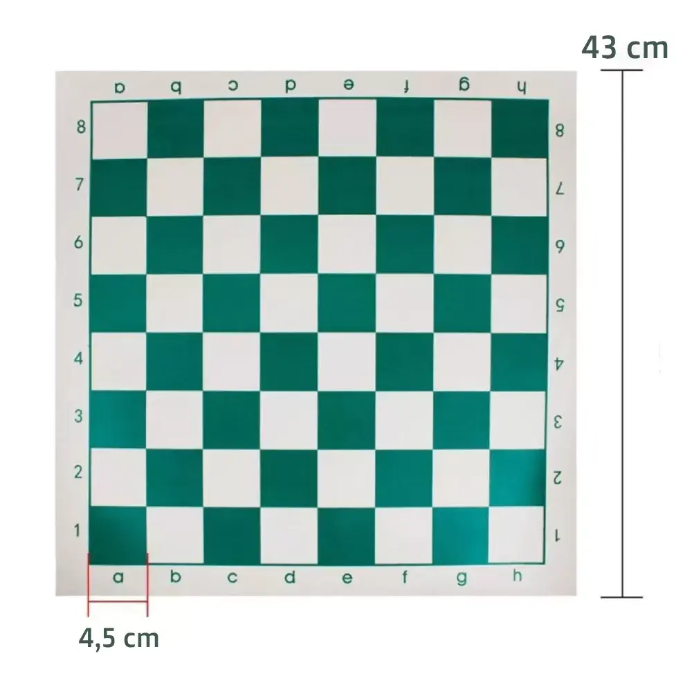 Vinila šaha dēlis THOMS TC-CHD43VG 43×43 cm Photo 6
