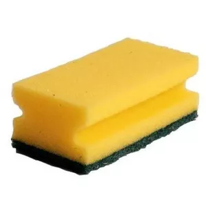 Cleaning sponges Arkolat LA1612816, green, pack of 10, multi-purpose household use