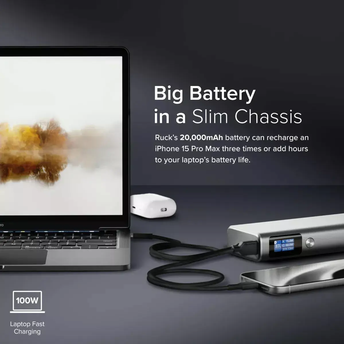 Power Bank ALOGIC Ruck R20KPB130W Photo 6