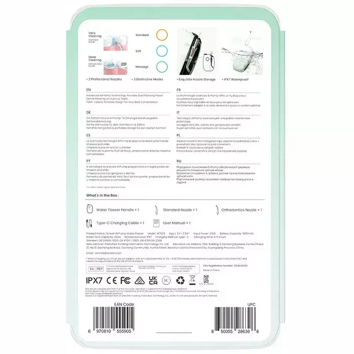 Oclean Oral Irrigator Oclean A10  зеленый Photo 8