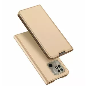 Flip case dux ducis for Xiaomi Redmi 10C Gold — protective folio cover