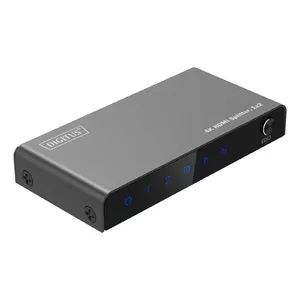Digitus 4K HDMI Splitter 1x2 3840x2160 2x HDMI Grey Metal