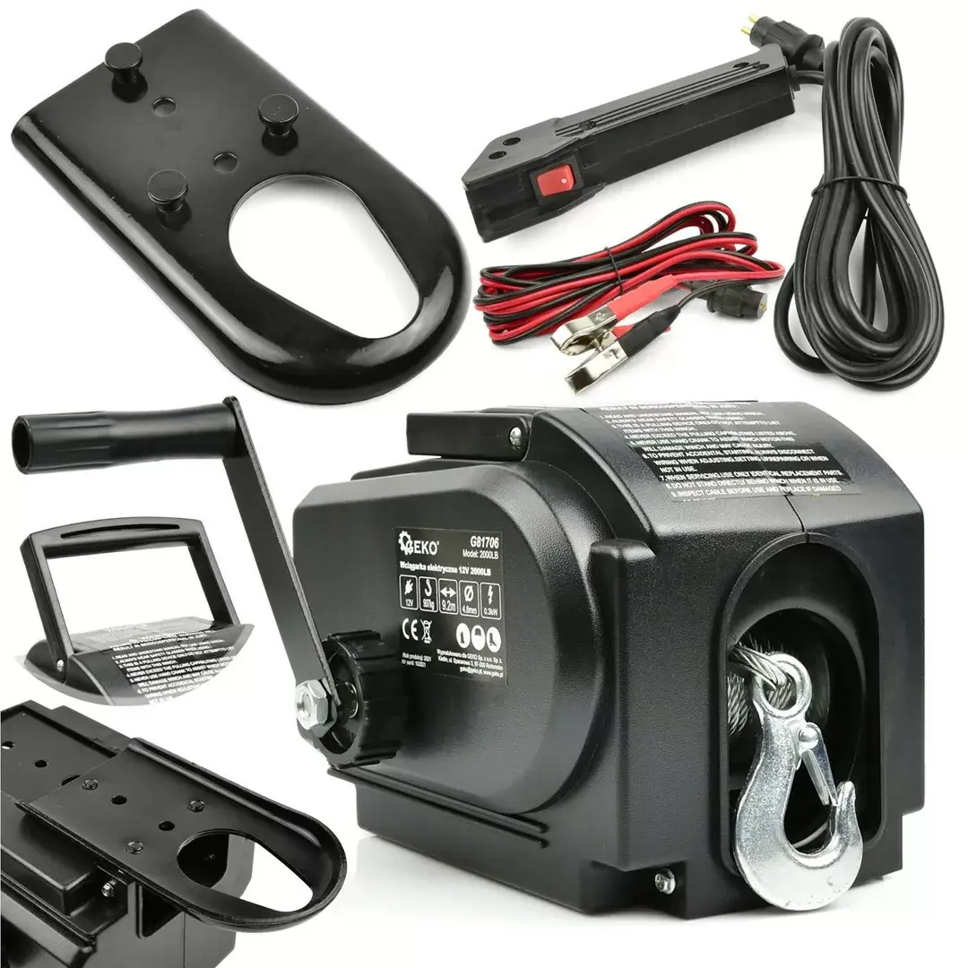 Electric winch GEKO G81706 12V 2000 lb Photo 5