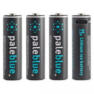 Uzlādējama baterija Pale Blue PB-AA-C Li-Ion AA 4 gab. ar USB-C uzlādes kabeli