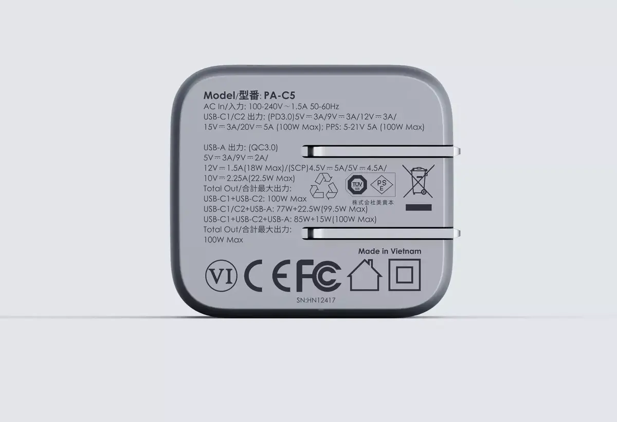 AUKEY PA-C5 100W Lādētājs Photo 3