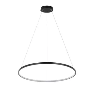 Light Prestige Ring piekaramā lampa, 35W LED, regulējama krāsu temperatūra 3000K-6000K, melna