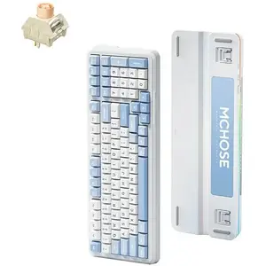 Wired computer keyboard Mchose MC-K99 Icy Creamsicle — everyday typing and casual gaming