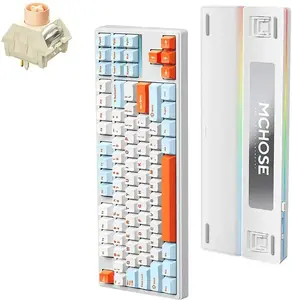 Mechanical Keyboard Mchose MC-K87 Icy Creamsicle RGB Backlit, 87-key compact layout