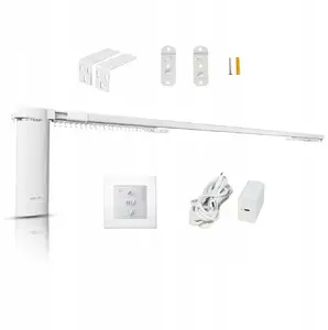 Electric curtain track Somfy 1246244 — motorized track compatible with various curtain types