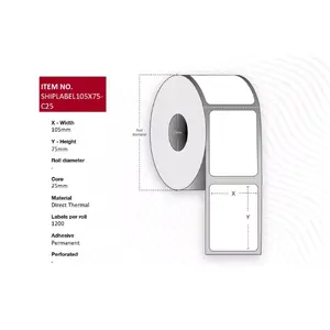 Printer label Capture SHIPLABEL105X75-C25 105x75mm