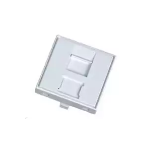 Модуль RJ45 KEYMOD45x45-1 45×45 мм с пылезащитной крышкой — модуль разъема RJ45, 45×45 мм