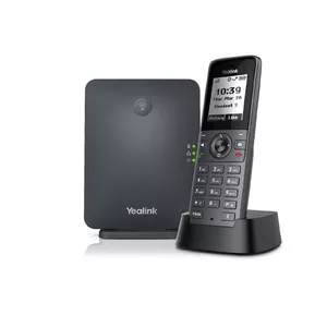 DECT базовая станция и трубка Yealink W71P с монохромным дисплеем 1.8", поддержка до 10 трубок