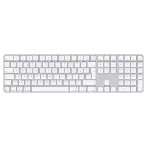 Wireless Apple Magic Keyboard with Numeric Keypad and Touch ID — SK layout, White