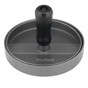 Tefal K18511 Burger Press made of Aluminium and Plastic in Anthracite and Grey with 12 cm diameter