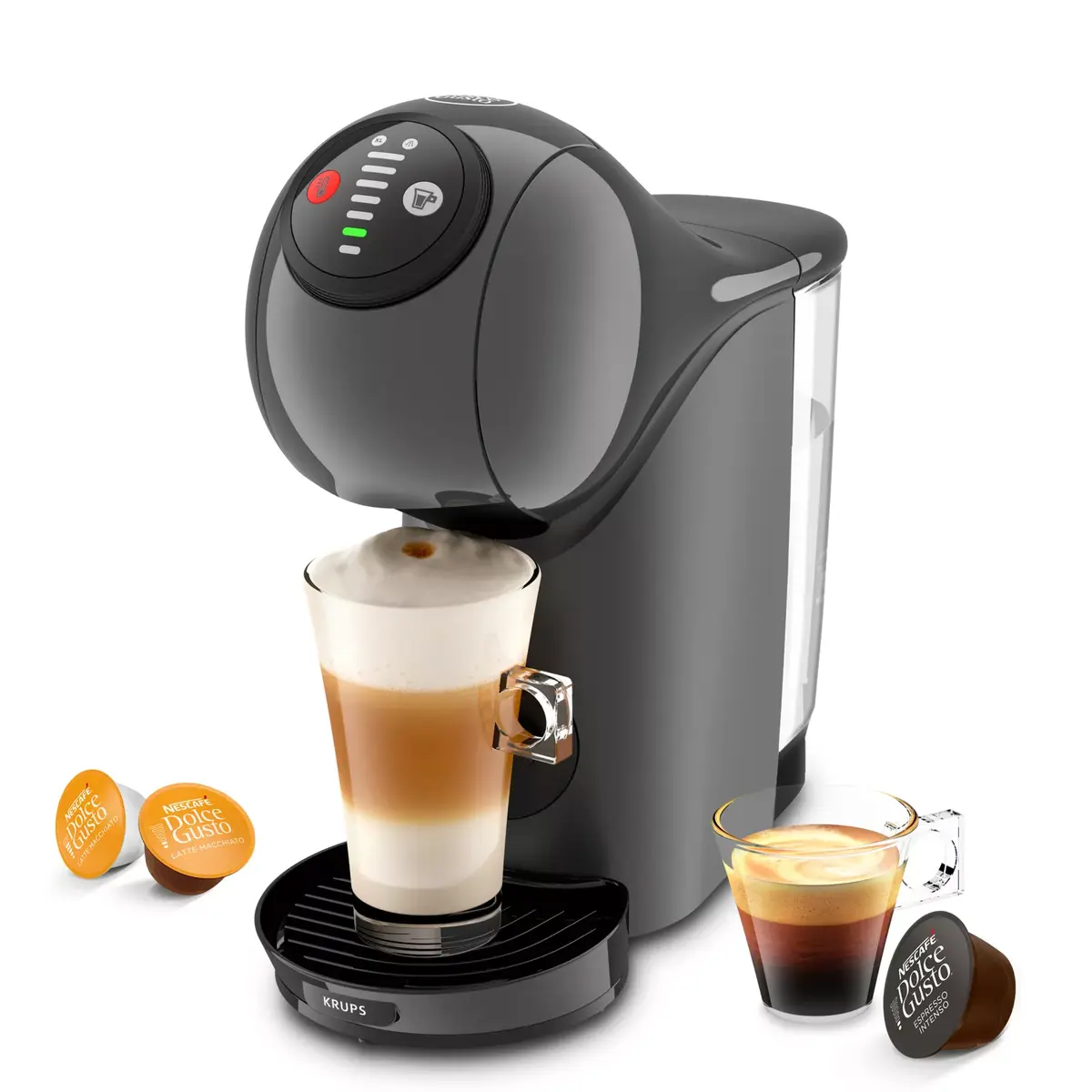 Capsule coffee machine Krups 0.8 L Genio S KP243B Photo 2