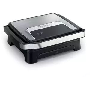 Contact grill Tefal Inicio Classic Inox GC271D10 — rectangular grate, 2180W, black/stainless steel