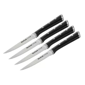 Knife set Tefal K232S4 — 4-piece stainless steel blades, plastic handles, 11 cm blade length