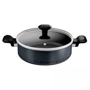 Deep pan Tefal H0567042 24 cm with lid — nonstick cookware, 24cm diameter