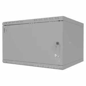 19" servera skapītis Stalflex S-RC19-6U-450MG 6U, metāla priekšējās durvis, pelēks