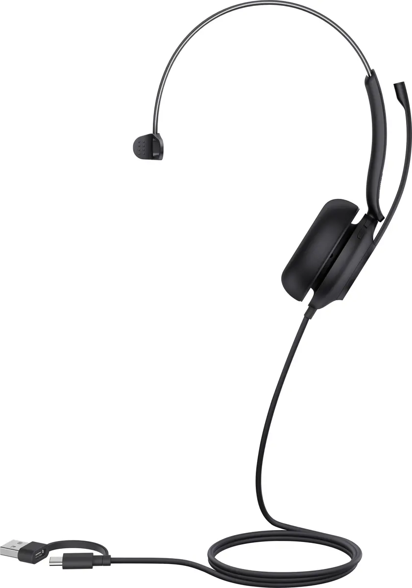 Austiņas Yealink UH35 Mono Teams USB-C/A