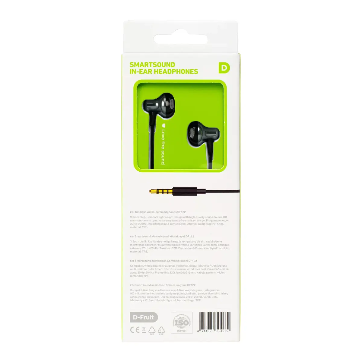 Наушники D-Fruit SmartSound 3.5mm DF122 Photo 3