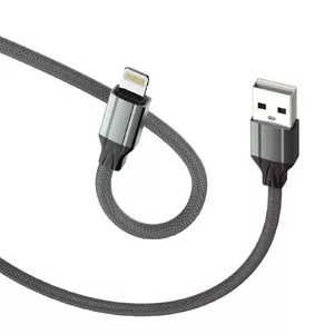 USB-A to Lightning cable D-Fruit DF121 2 m — Grey, 2.0 m length