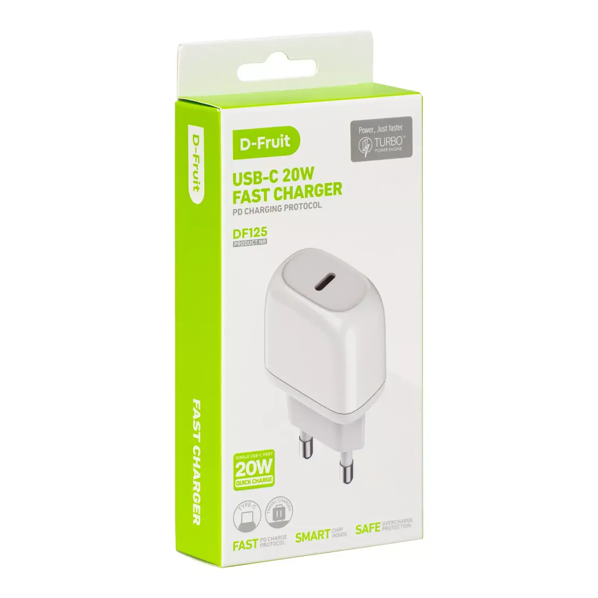 D-Fruit DF125 USB-C зарядное 20W Photo 2