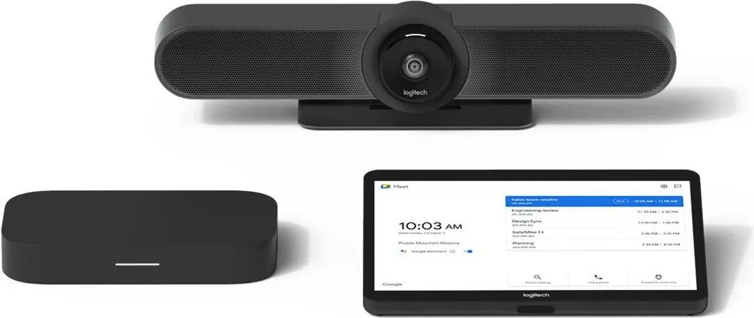 Videokonferenču komplekts Logitech MeetUp TAPMUPGGLCTL2 Google