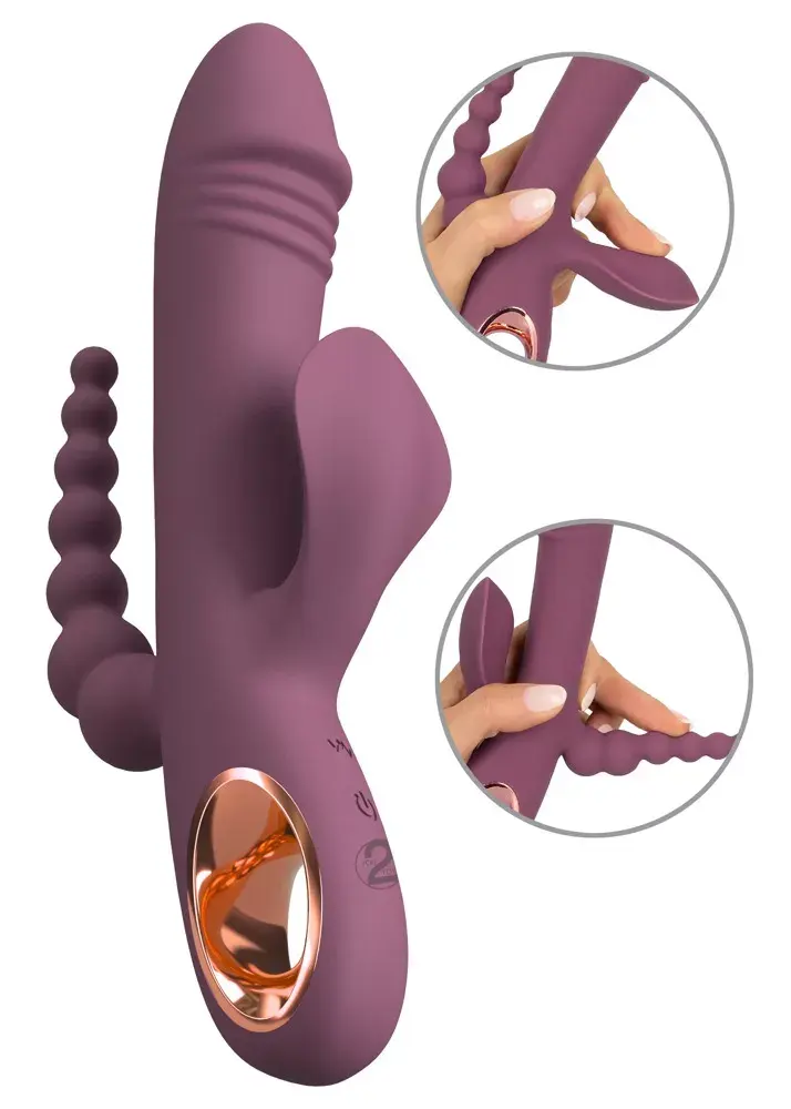 Вибратор you2toys Slim Triple Plum Photo 2