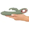 Вибратор you2toys Slim Rabbit Olive Photo 7
