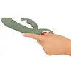 Вибратор you2toys Slim Rabbit Olive Photo 8