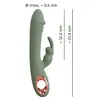 Вибратор you2toys Slim Rabbit Olive Photo 12