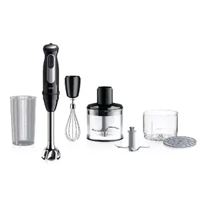 Iegremdējams blenderis BRAUN MultiQuick 5 MQ55.254MBK — 1000 W, smalcinātājs 0,5 L, 25 ātrumi, nerūsējošā tērauda nazis