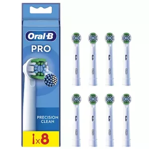 Replacement Toothbrush Heads Oral-B Pro Precision Clean 8 pack, compatible with Oral-B handles, model 602136