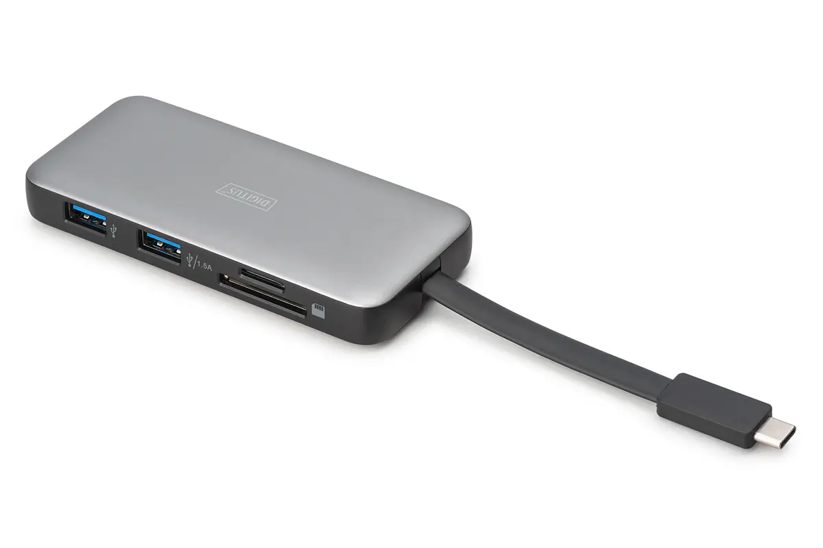 DIGITUS DA-70916 USB-C Travel Docking Station 7-Port Photo 2