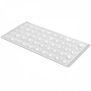 Sound dampener GTV 1395511, rubber pad 10×3 mm, pack of 100